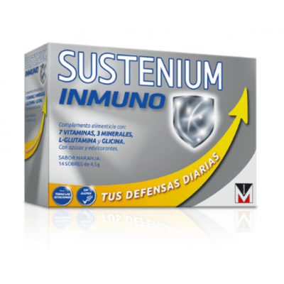 Comprar SUSTENIUM INMUNO 14 SOBRES 4,5 G al mejor precio en NuestraFarma, tu farmacia online