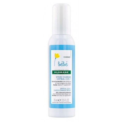 Comprar KLORANE BEBE ERYTEAL 3 EN 1 SPRAY PARA EL CAMBIO DE PAÑAL 75 ML al mejor precio en NuestraFarma, tu farmacia online