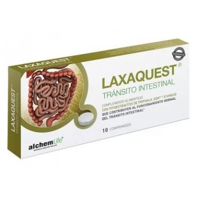 Comprar ALCHEMLIFE LAXAQUEST 10 CAPSULAS al mejor precio en NuestraFarma, tu farmacia online