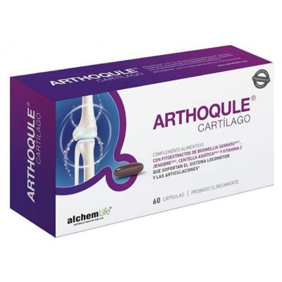 Comprar ALCHEMLIFE ARTHOQULE CARTILAGO 60 CAPSULAS al mejor precio en NuestraFarma, tu farmacia online