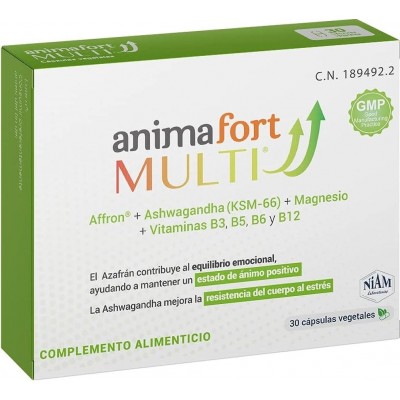 Comprar ANIMAFORT MULTI 30 CAPSULAS al mejor precio en NuestraFarma, tu farmacia online