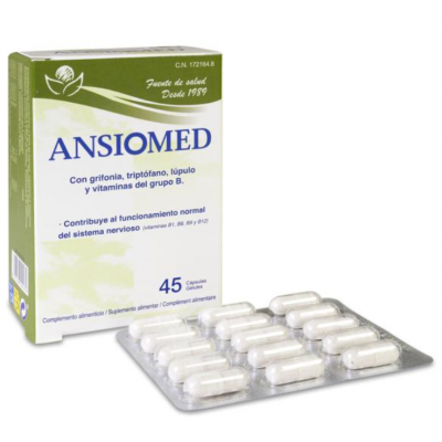 Comprar ANSIOMED 45 CAPSULAS al mejor precio en NuestraFarma, tu farmacia online