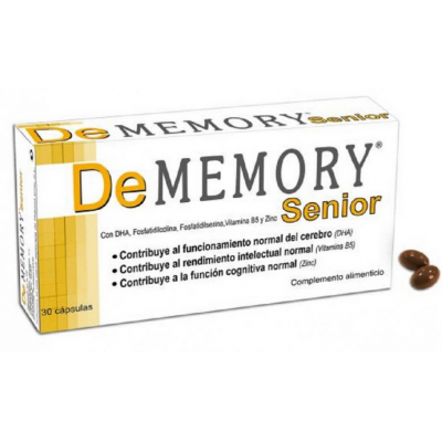 Comprar DE MEMORY SENIOR 30 CAPSULAS al mejor precio en NuestraFarma, tu farmacia online