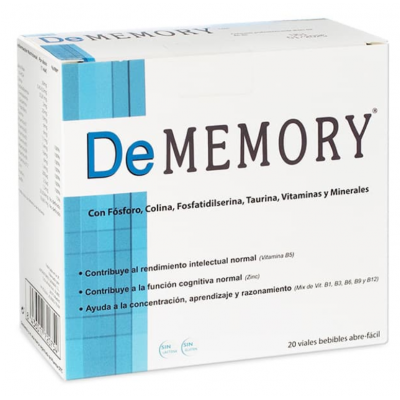 Comprar DE MEMORY 20 VIALES 10 ML al mejor precio en NuestraFarma, tu farmacia online