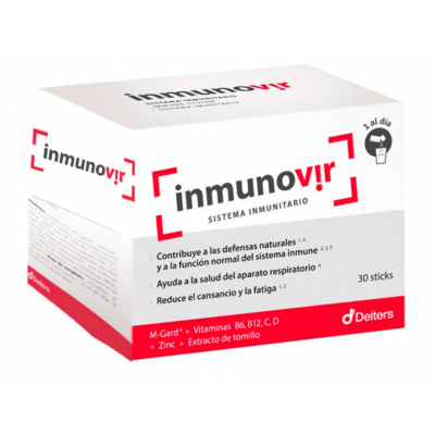 Comprar INMUNOVIR 30 STICKS 1,5 G al mejor precio en NuestraFarma, tu farmacia online