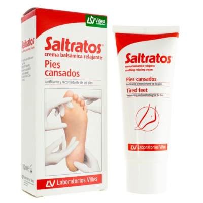 Comprar SALTRATOS CREMA BALSAMICA RELAJANTE PIES CANSADOS 100 ML al mejor precio en NuestraFarma, tu farmacia online
