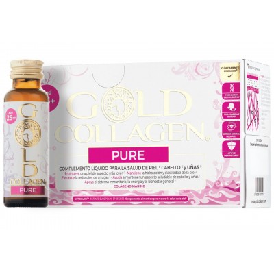 Comprar GOLD COLLAGEN PURE 10 FRASCOS MONODOSIS 50 ML al mejor precio en NuestraFarma, tu farmacia online