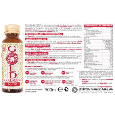 Comprar GOLD COLLAGEN FORTE 10 FRASCOS MONODOSIS 50 ML al mejor precio en NuestraFarma, tu farmacia online