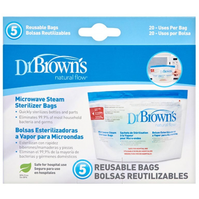 Comprar DR. BROWN´S BOLSAS PARA ESTERILIZACION EN MICROONDAS 5 UNIDADES al mejor precio en NuestraFarma, tu farmacia online