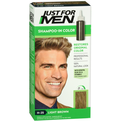 Comprar JUST FOR MEN CASTAÑO CLARO 66 ML al mejor precio en NuestraFarma, tu farmacia online