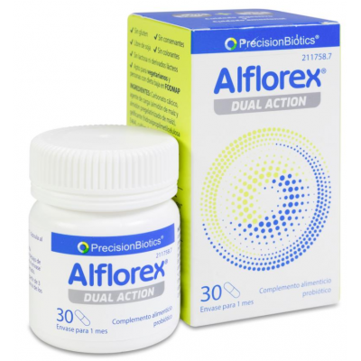 Comprar ALFLOREX DUAL ACTION 30 CAPSULAS al mejor precio en NuestraFarma, tu farmacia online
