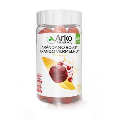 Comprar ARKOPHARMA ARKOGUMMIES ARANDANO ROJO 60 CARAMELOS DE GOMA SABOR ARANDANO ROJO Y CEREZA al mejor precio en NuestraFarma, tu farmacia online