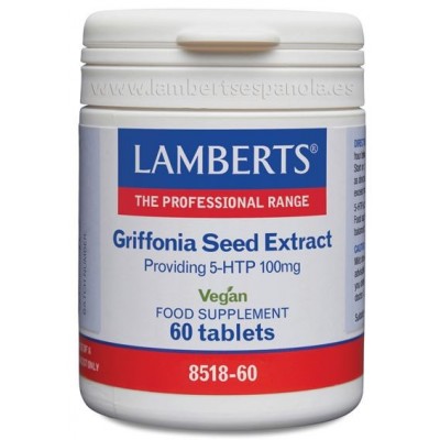 Comprar LAMBERTS EXTRACTO DE SEMILLAS DE GRIFFONIA (5-HTP 100 MG) 60 TABLETAS 8518 al mejor precio en NuestraFarma, tu farmacia online