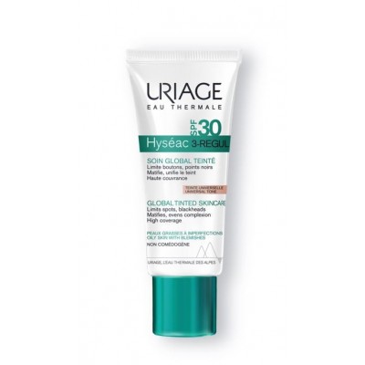 Comprar URIAGE HYSEAC 3-REGUL CUIDADO GLOBAL CON COLOR SPF30 40 ML al mejor precio en NuestraFarma, tu farmacia online