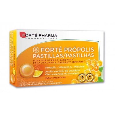 Comprar FORTÉ PROPOLIS 24 PASTILLAS LIMON al mejor precio en NuestraFarma, tu farmacia online