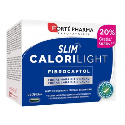 Comprar FORTÉ PHARMA SLIM CALORILIGHT 120 CAPSULAS al mejor precio en NuestraFarma, tu farmacia online
