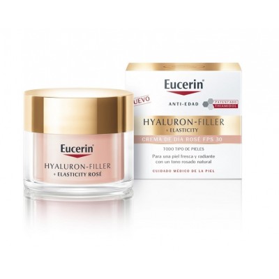 Comprar EUCERIN HYALURON-FILLER +ELASTICITY CREMA DE DIA ROSE FPS 30 50 ML al mejor precio en NuestraFarma, tu farmacia online