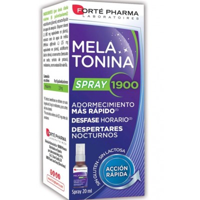 Comprar FORTÉ PHARMA MELATONINA SPRAY 1900 20 ML al mejor precio en NuestraFarma, tu farmacia online