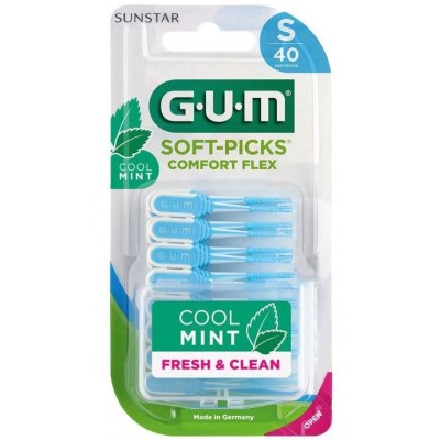 Comprar GUM SOFT-PICKS COMFORT FLEX MINT FRESH & CLEAN TALLA S 40 UNIDADES al mejor precio en NuestraFarma, tu farmacia online