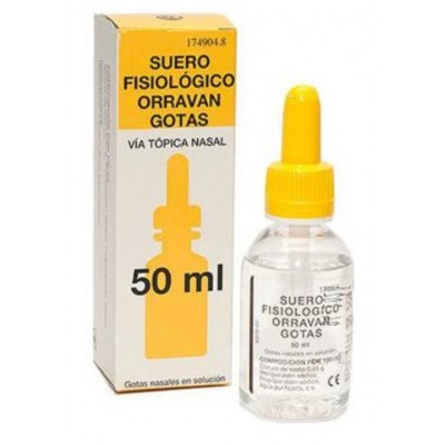 Comprar SUERO FISIOLOGICO ORRAVAN GOTAS 50 ML al mejor precio en NuestraFarma, tu farmacia online
