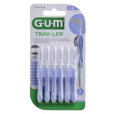 Comprar GUM TRAV-LER CEPILLO INTERDENTAL 0.6 MM 6 UNIDADES al mejor precio en NuestraFarma, tu farmacia online
