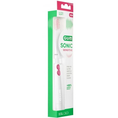 Comprar GUM SONIC SENSITIVE CEPILLO ELECTRICO A PILAS al mejor precio en NuestraFarma, tu farmacia online