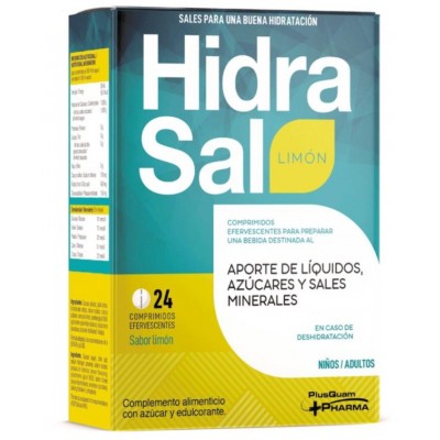 Comprar HIDRASAL LIMON 24 COMPRIMIDOS EFERVESCENTES al mejor precio en NuestraFarma, tu farmacia online