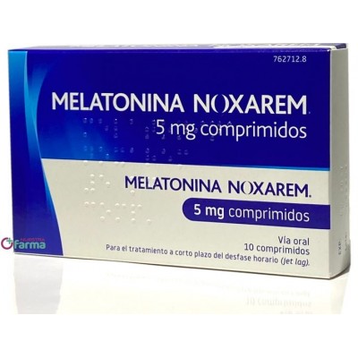 Comprar MELATONINA NOXAREM 5 MG 10 COMPRIMIDOS al mejor precio en NuestraFarma, tu farmacia online