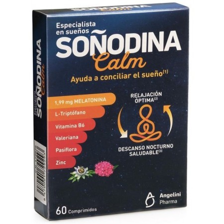 Insomnia supplement Natura Essenziale Soñodina Calm Melatonin 60 Units