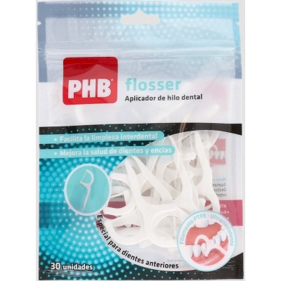 Comprar PHB APLICADOR HILO FLOSSER PTFE 30 UNIDADES al mejor precio en NuestraFarma, tu farmacia online