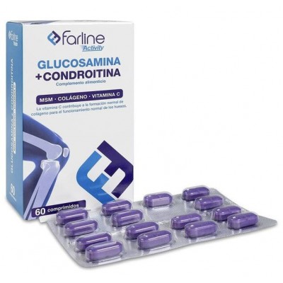 Comprar FARLINE ACTIVITY GLUCOSAMINA+CONDROITINA 60 COMPRIMIDOS al mejor precio en NuestraFarma, tu farmacia online