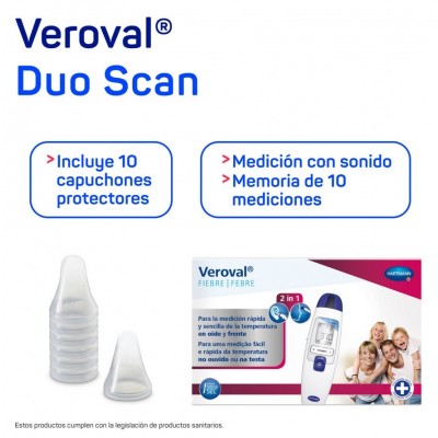Comprar HARTMANN VEROVAL 2 EN 1 TERMOMETRO INFRARROJOS OIDO Y FRENTE al mejor precio en NuestraFarma, tu farmacia online