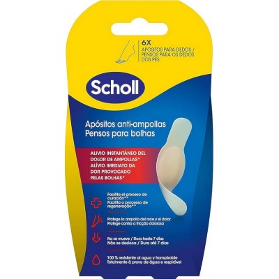 Comprar SCHOLL APOSITOS ANTI-AMPOLLAS PARA DEDOS 5 UNIDADES al mejor precio en NuestraFarma, tu farmacia online