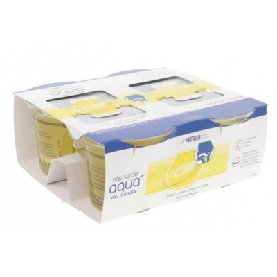 Comprar NESTLE RESOURCE AGUA GELIFICADA SABOR LIMON 4X125 G al mejor precio en NuestraFarma, tu farmacia online