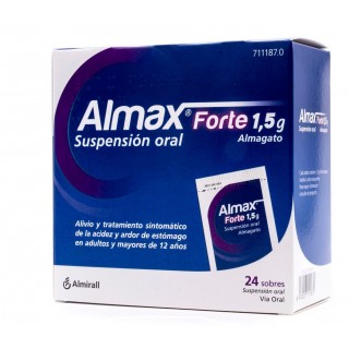 ALMAX FORTE 1,5 g 24 SOBRES SUSPENSION ORAL