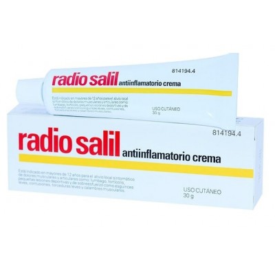 Comprar RADIO SALIL ANTIINFLAMATORIO CREMA 1 TUBO 60 g al mejor precio en NuestraFarma, tu farmacia online