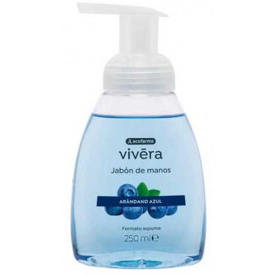 Comprar ACOFARMA VIVERA JABON DE MANOS ARANDANO AZUL FORMATO ESPUMA 250 ML al mejor precio en NuestraFarma, tu farmacia online