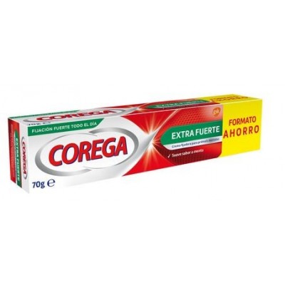 Comprar COREGA EXTRA FUERTE CREMA FIJADORA PARA PROTESIS DENTALES 70 G al mejor precio en NuestraFarma, tu farmacia online