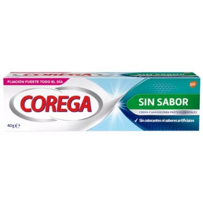 Comprar COREGA SIN SABOR CREMA FIJADORA PARA PROTESIS DENTALES 40 G al mejor precio en NuestraFarma, tu farmacia online