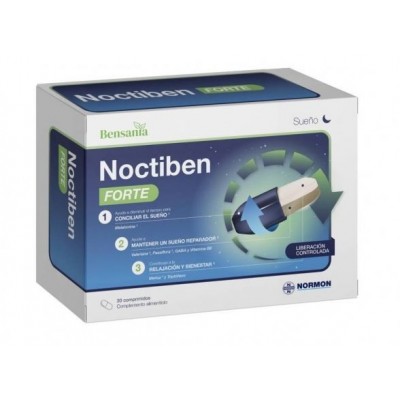 Comprar BENSANIA NOCTIBEN FORTE 30 COMPRIMIDOS al mejor precio en NuestraFarma, tu farmacia online