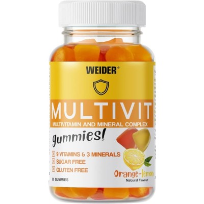 Comprar WEIDER MULTIVIT 80 GOMINOLAS al mejor precio en NuestraFarma, tu farmacia online