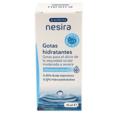 Comprar ACOFARMA NESIRA GOTAS OFTALMICAS HIDRATANTES ACIDO HIALURONICO 0.3% 10 ML al mejor precio en NuestraFarma, tu farmacia online
