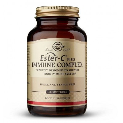 Comprar SOLGAR ESTER-C PLUS INMUNE COMPLEX 60 CAPSULAS BLANDAS al mejor precio en NuestraFarma, tu farmacia online