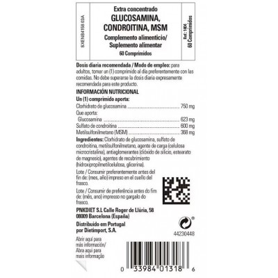 Comprar SOLGAR GLUCOSAMINA CONDROITINA MSM 60 COMPRIMIDOS al mejor precio en NuestraFarma, tu farmacia online