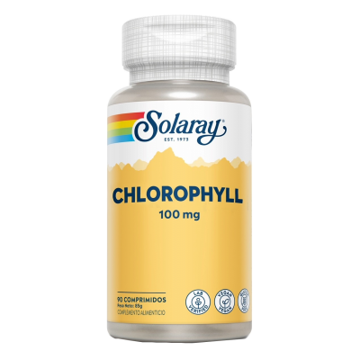 Comprar SOLARAY CLOROFILA 100 MG 90 COMPRIMIDOS al mejor precio en NuestraFarma, tu farmacia online