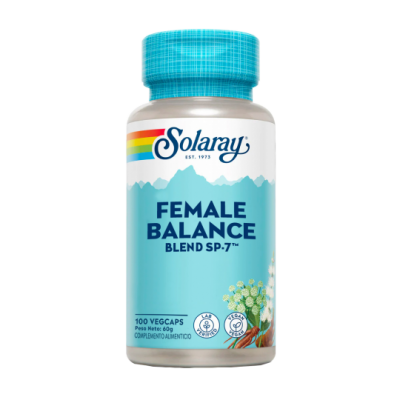 Comprar SOLARAY FEMALE BALANCE 100 CAPSULAS VEGETALES al mejor precio en NuestraFarma, tu farmacia online