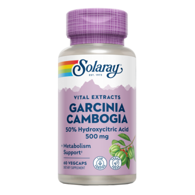 Comprar SOLARAY GARCINIA CAMBOGIA 500 MG 60 CAPSULAS VEGETALES al mejor precio en NuestraFarma, tu farmacia online