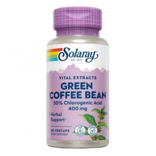 SOLARAY GREEN COFFEE BEAN (CAFE VERDE) 400 MG 60 CAPSULAS VEGETALES