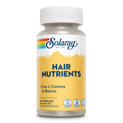 Comprar SOLARAY HAIR NUTRIENTS 60 CAPSULAS VEGETALES al mejor precio en NuestraFarma, tu farmacia online