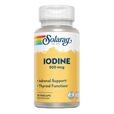 Comprar SOLARAY IODINE (YODO) 500 MCG 30 CAPSULAS VEGETALES al mejor precio en NuestraFarma, tu farmacia online